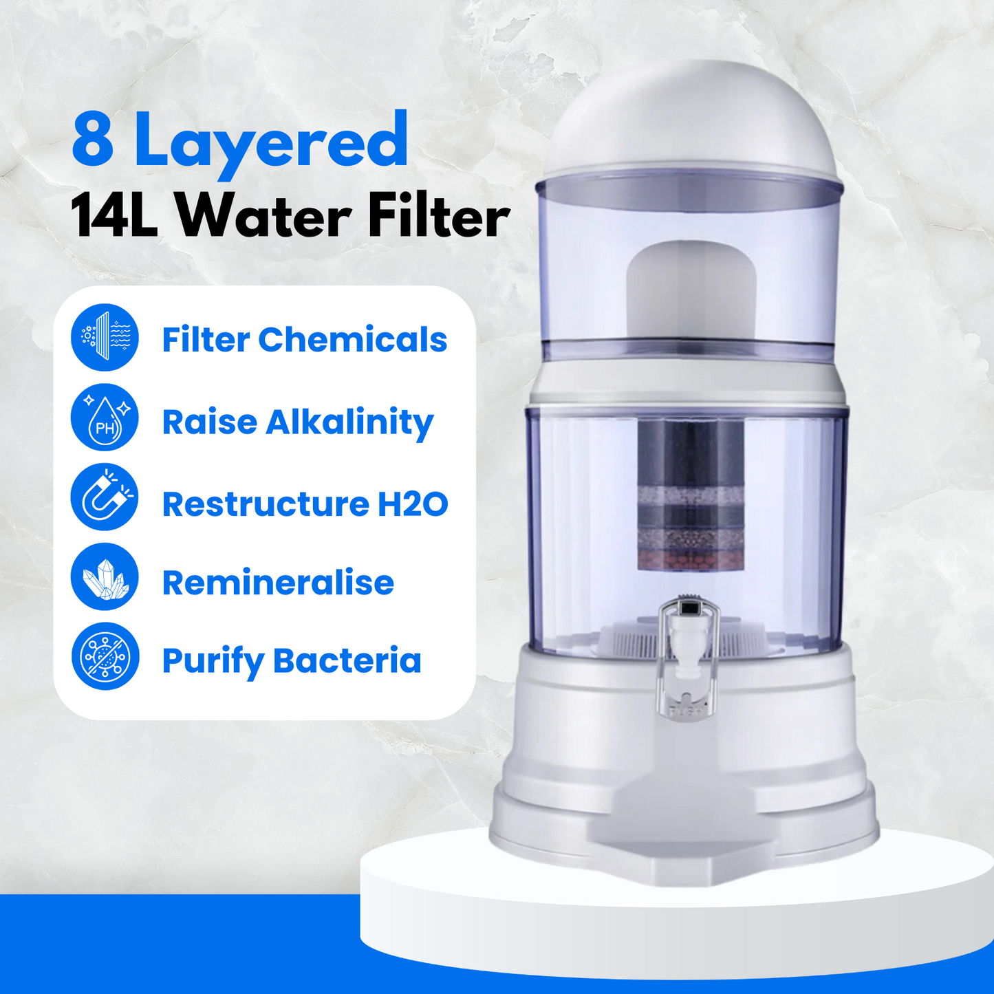 8-Stage Water Filter (14L)