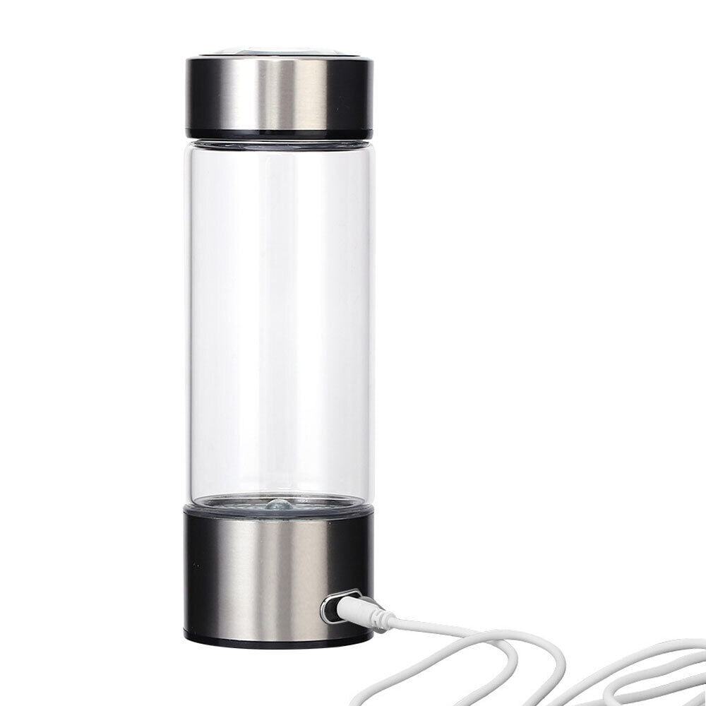 420Ml Portable Hydrogen Rich Alkaline Water Ionizer Generator Bottle Cup Mug GV